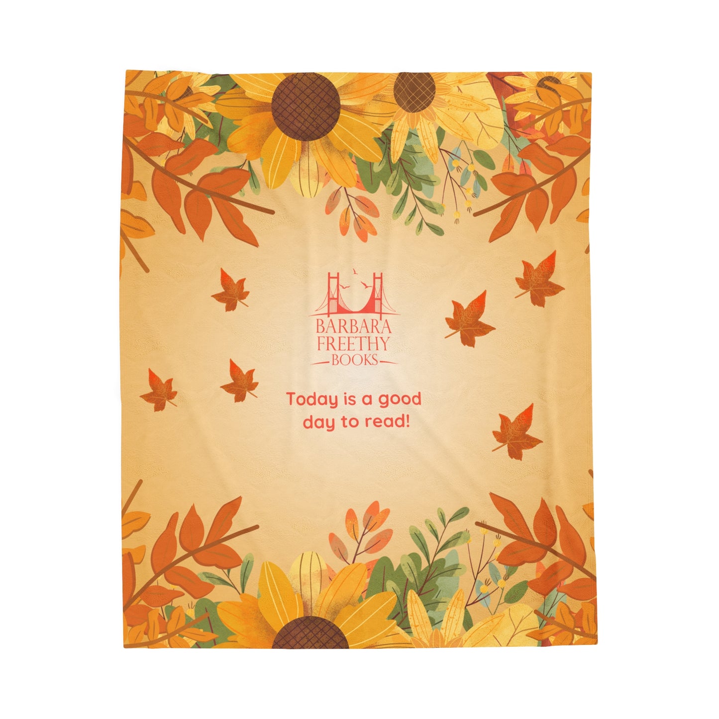 Fall Reads Fleece Blanket